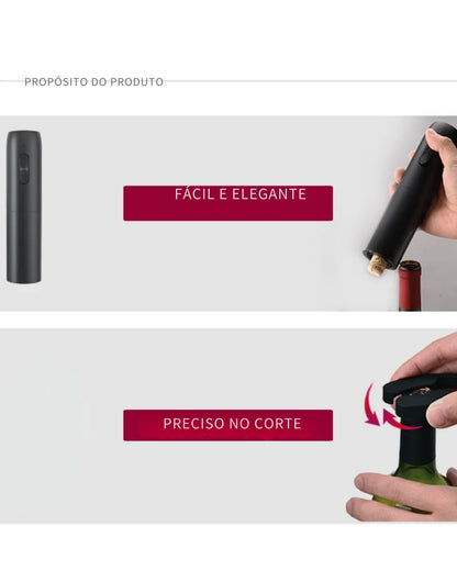 Abridor de Vinho Automático WineSet | Abridor de Vinho Elétrico WineSet