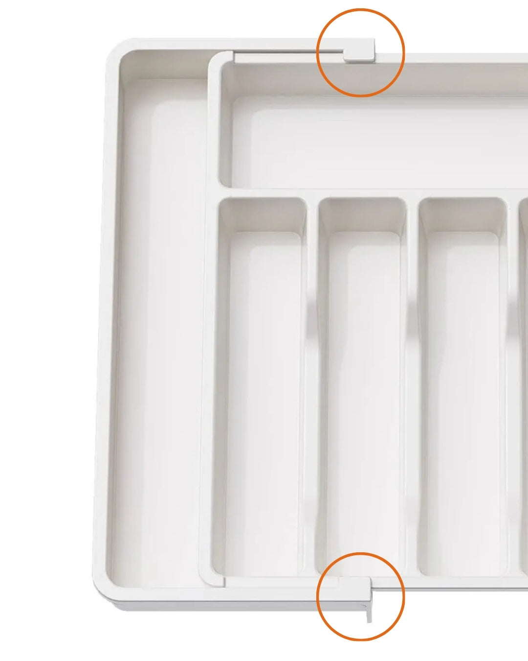 Divisor de Talher Ajustável para Gaveta de Cozinha | Organização e Higiene | Frete Grátis