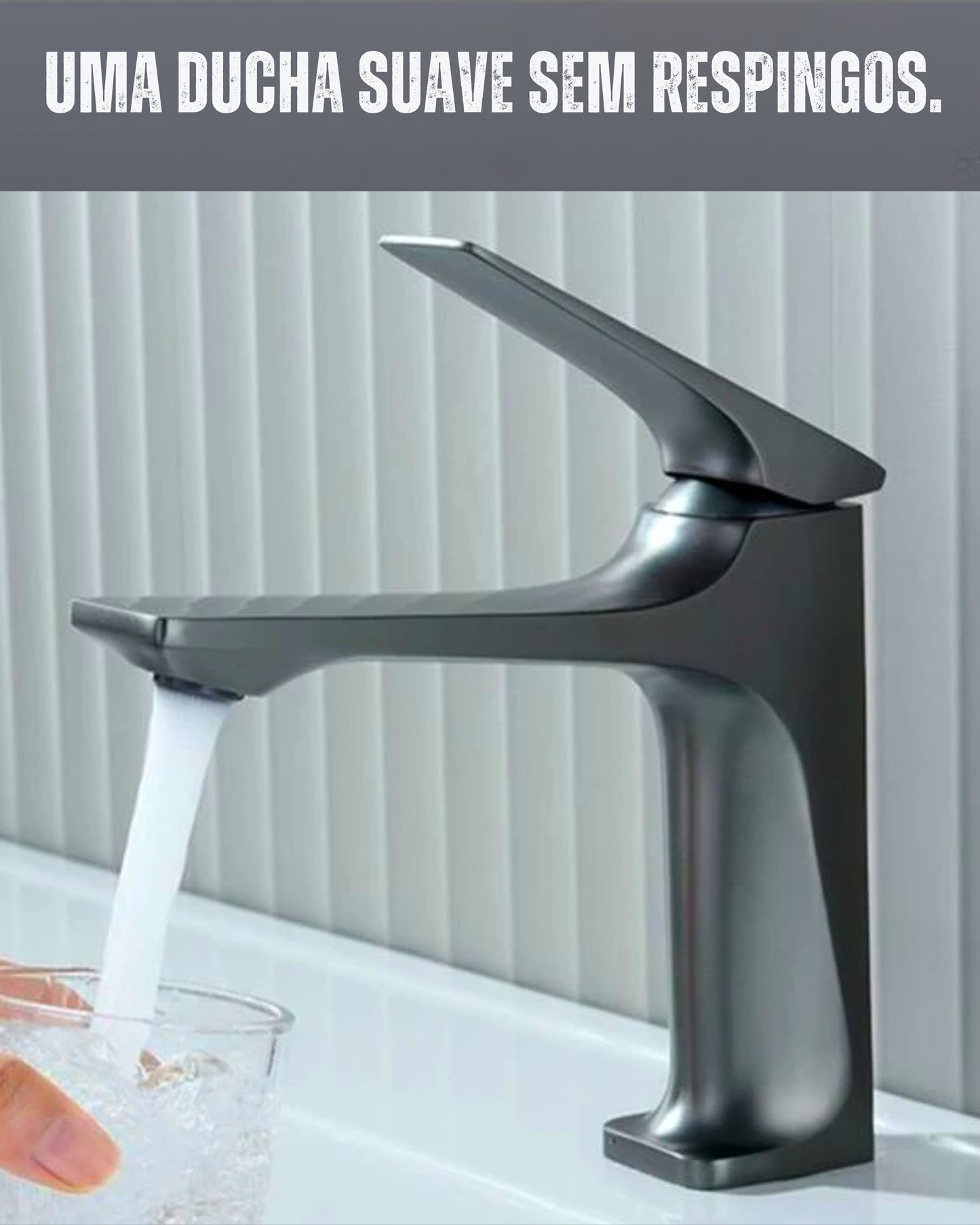 Torneira de Banheiro Água Quente/Fria - Só Água Fria - Dual Premium Design Moderno - Fácil Instalação e Durabilidade Excepcional - Frete Grátis