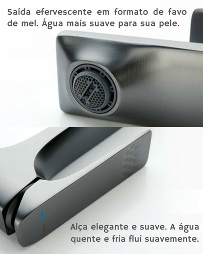 Torneira de Banheiro Água Quente/Fria - Só Água Fria - Dual Premium Design Moderno - Fácil Instalação e Durabilidade Excepcional - Frete Grátis